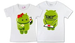 Androids Couple White